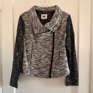 Old Navy Sweater Moto Jacket